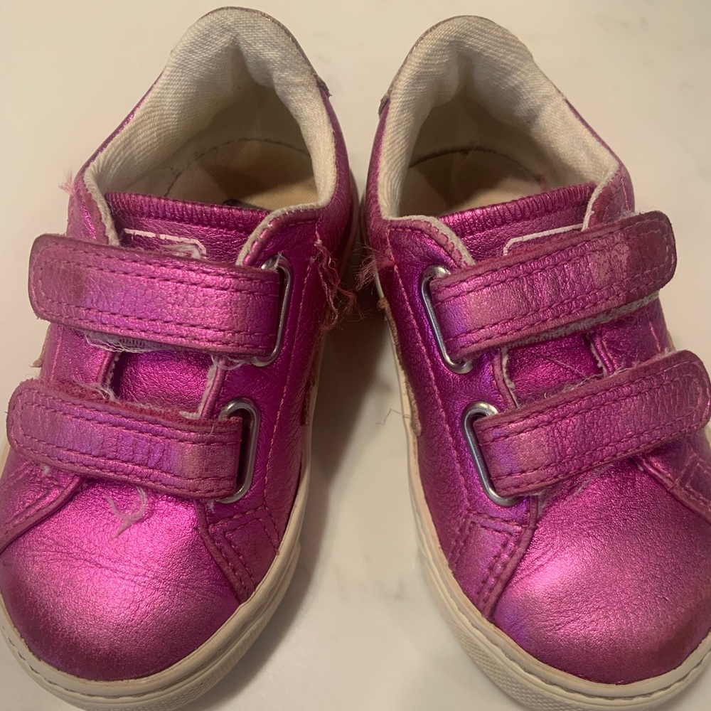 Veja size 7 toddler pink/purple shoes